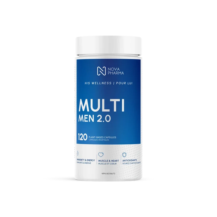 MultiHomme 2.0 - Men's Multivitamins 2.0 , 120 caps