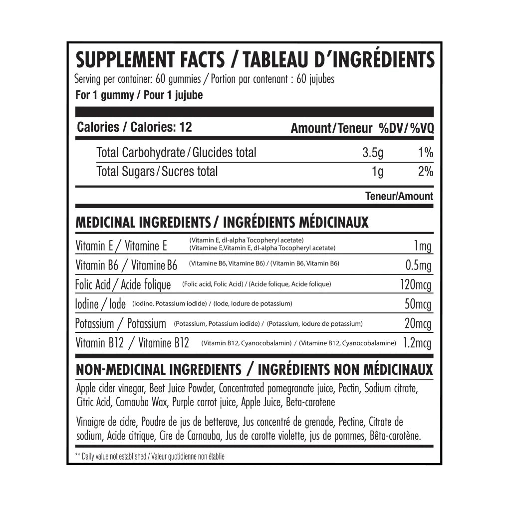Oxia - 60 Apple Cider Vinegar Gummies